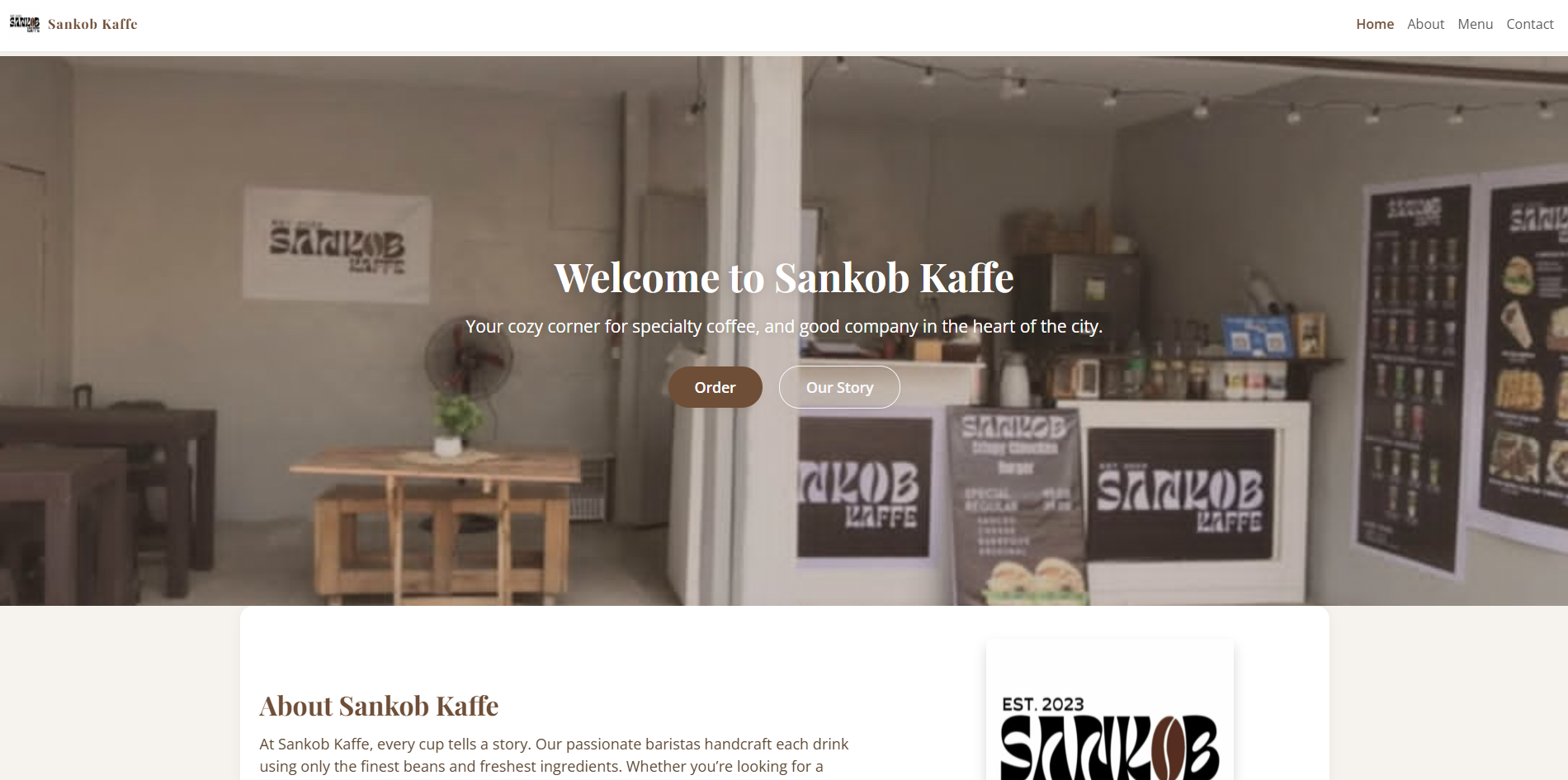 Coffee Shop System